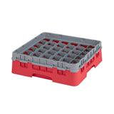 CZ175 Cambro Camrack Red 36 Compartments Max Glass Height 92mm JD Catering Equipment Solutions Ltd