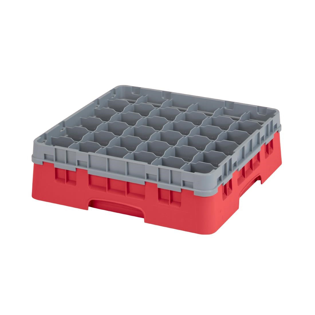 CZ176 Cambro Camrack Red 36 Compartments Max Glass Height 279mm JD Catering Equipment Solutions Ltd