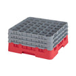 CZ180 Cambro Camrack Red 36 Compartments Max Glass Height 197mm JD Catering Equipment Solutions Ltd