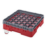 CZ186 Cambro Camrack Red 30 Compartments Max Glass Height 92mm JD Catering Equipment Solutions Ltd