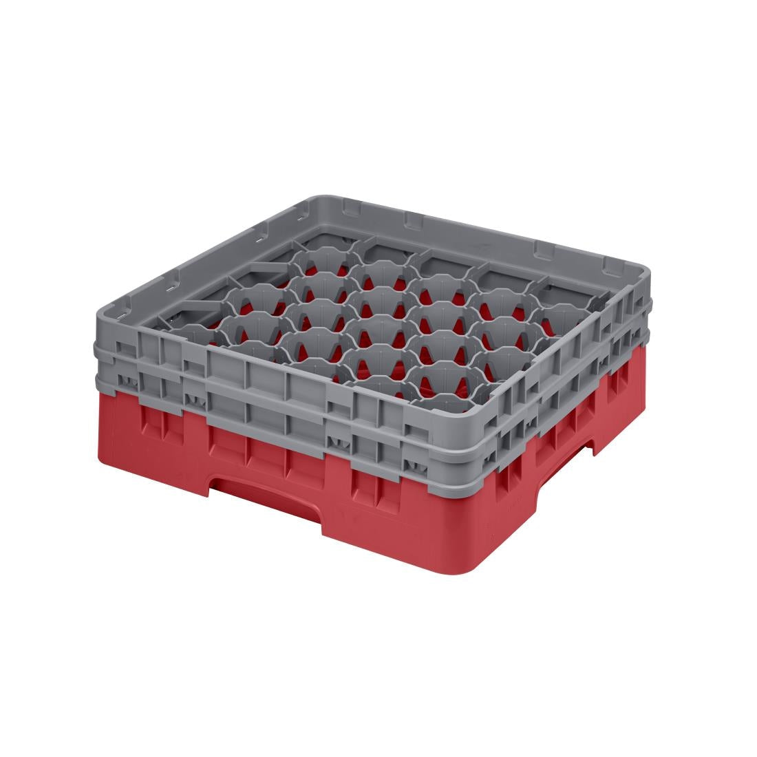 CZ187 Cambro Camrack Red 30 Compartments Max Glass Height 133mm JD Catering Equipment Solutions Ltd