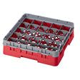 CZ192 Cambro Camrack Red 25 Compartments Max Glass Height 92mm JD Catering Equipment Solutions Ltd