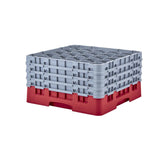 CZ198 Cambro Camrack Red 25 Compartments Max Glass Height 238mm JD Catering Equipment Solutions Ltd