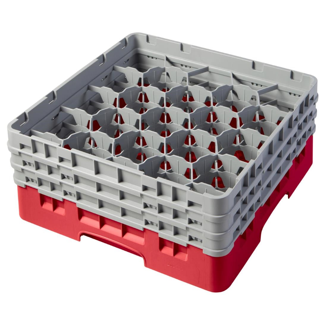 CZ206 Cambro Camrack Red 20 Compartments Max Glass Height 174mm JD Catering Equipment Solutions Ltd