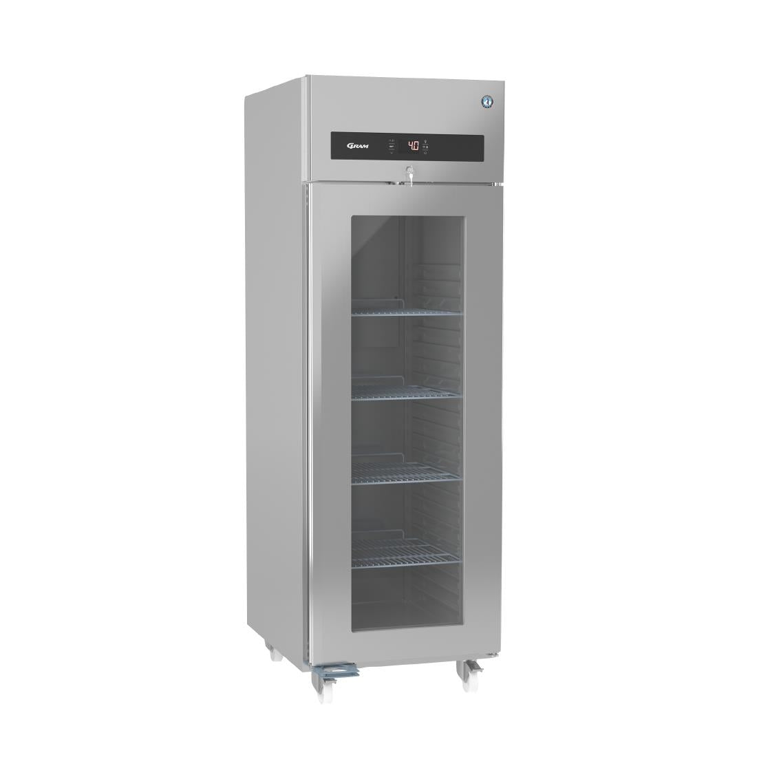 CZ232 Hoshizaki Premier Single Glass Door Refrigerator 2/1 Gastronorm KG70CDRU JD Catering Equipment Solutions Ltd