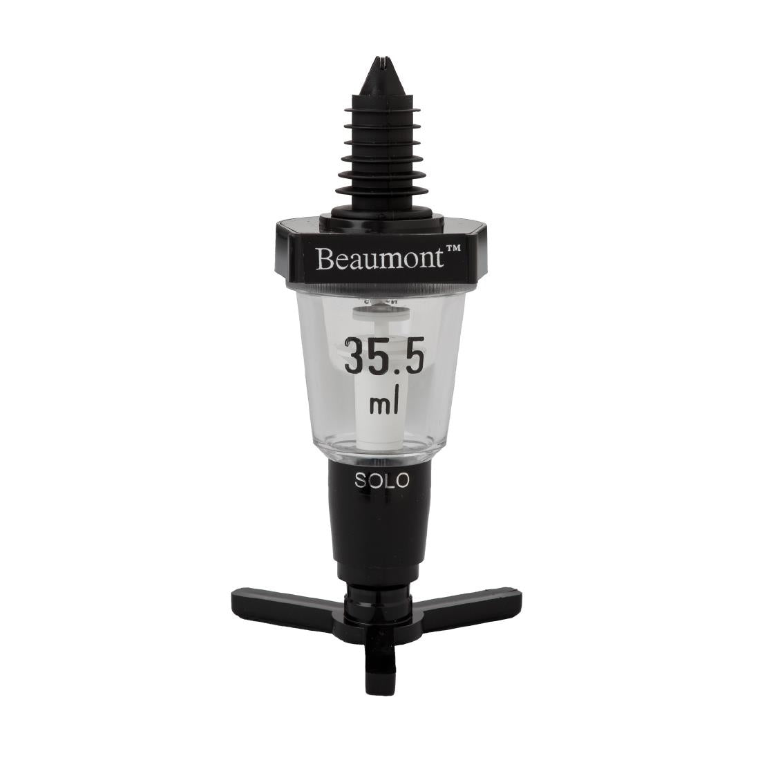 CZ334 Beaumont Black Solo Measure Unstamped 35.5ml JD Catering Equipment Solutions Ltd