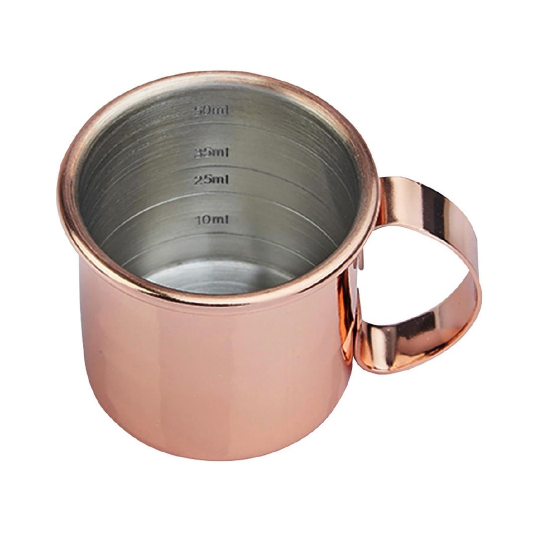 CZ347 Beaumont Copper Straight Jigger 25/50ml JD Catering Equipment Solutions Ltd