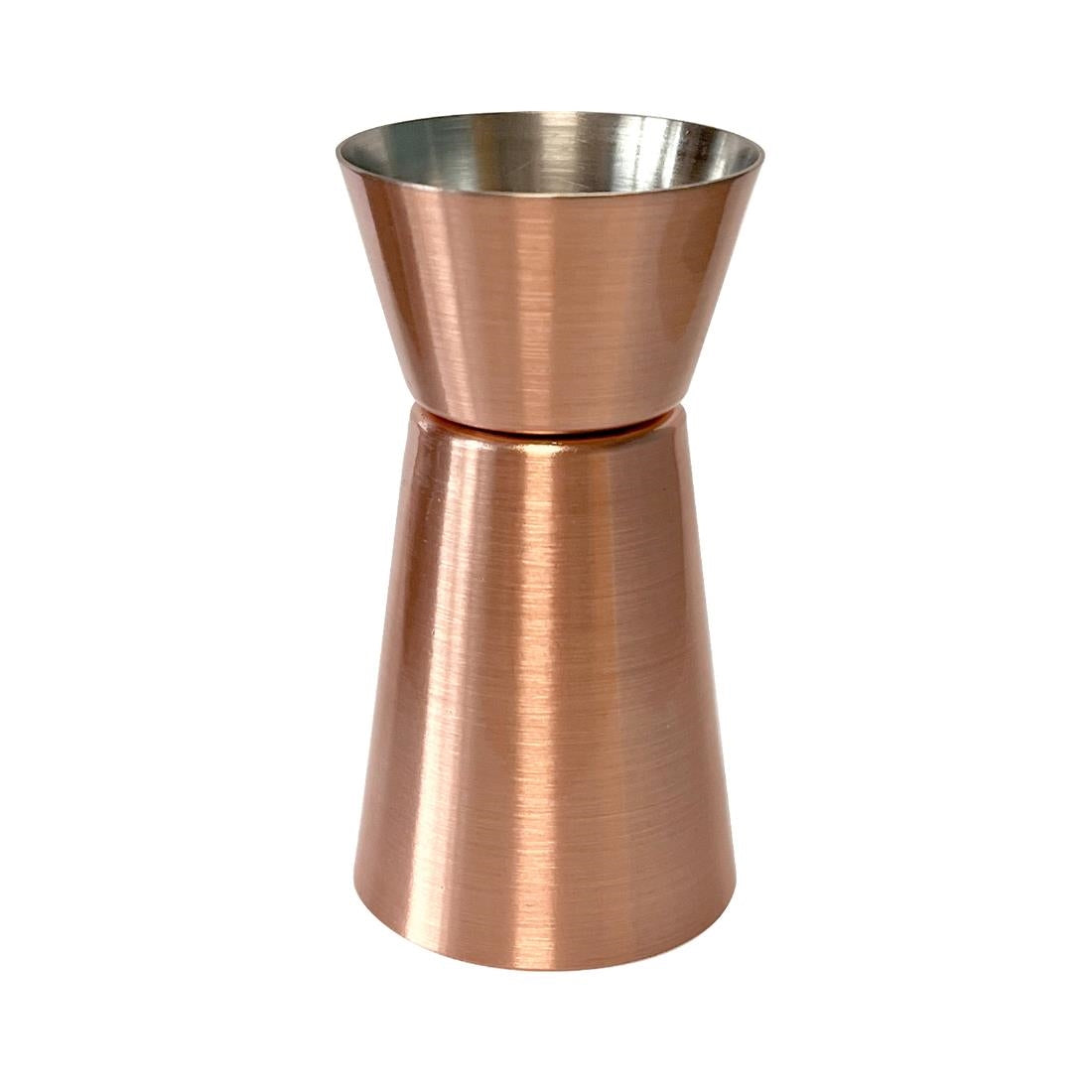 CZ351 Beaumont Professional Stainless Steel Jigger Copper Plated 25/50ml JD Catering Equipment Solutions Ltd