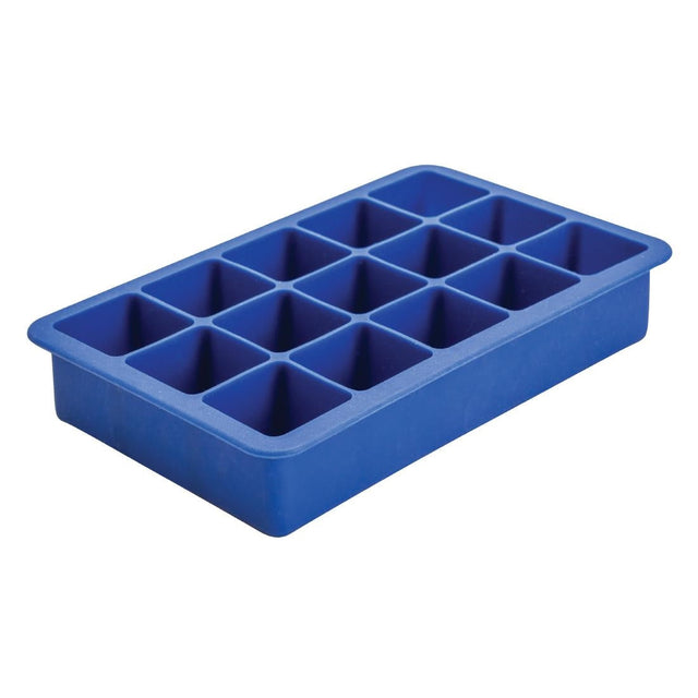 CZ402 Beaumont 15 Cavity Silicone Ice Cube Mould Blue JD Catering Equipment Solutions Ltd