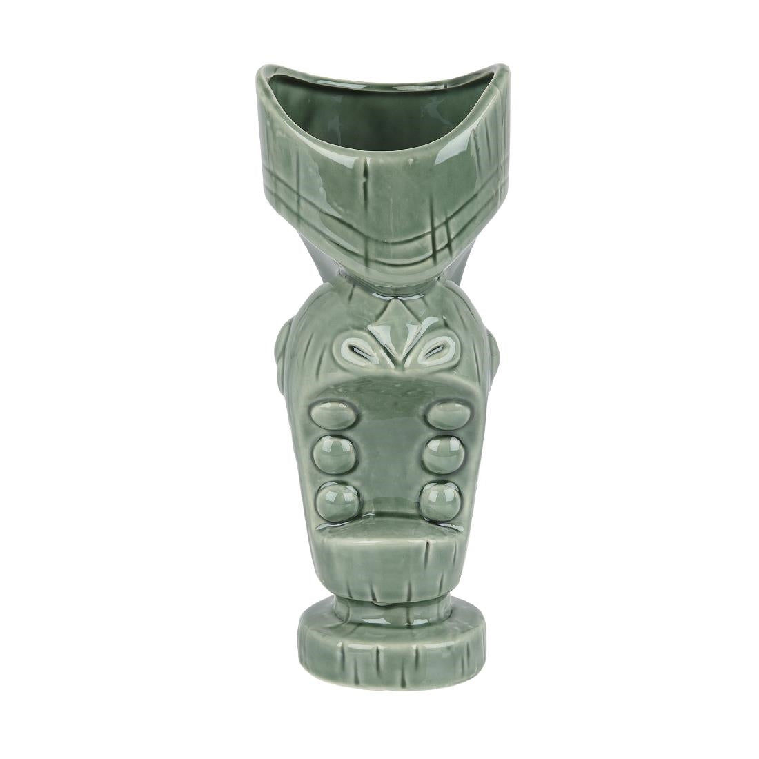 CZ414 Beaumont Ceramic Large Mouth Tiki Mug Jungle Green 650ml JD Catering Equipment Solutions Ltd