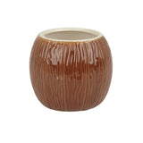 CZ416 Beaumont Ceramic Coconut Tiki Mug Medium Brown 500ml JD Catering Equipment Solutions Ltd