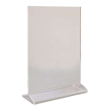 CZ422 Beaumont Perspex Menu Holder Vertical A5 JD Catering Equipment Solutions Ltd