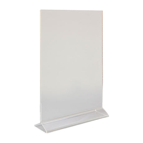 CZ424 Beaumont Perspex Menu Holder Vertical A4 JD Catering Equipment Solutions Ltd