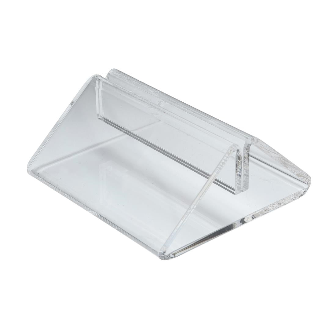 CZ425 Beaumont Tent Menu Holder Clear Perspex JD Catering Equipment Solutions Ltd