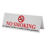 CZ426 Beaumont No Smoking Table Sign Plastic JD Catering Equipment Solutions Ltd