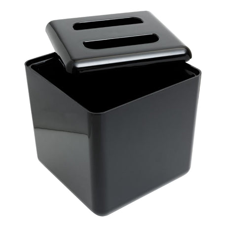 CZ454 Beaumont Insulated Square Ice Bucket Black JD Catering Equipment Solutions Ltd