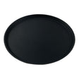 CZ494 Beaumont Non-Slip Round Tray Black 280mm JD Catering Equipment Solutions Ltd