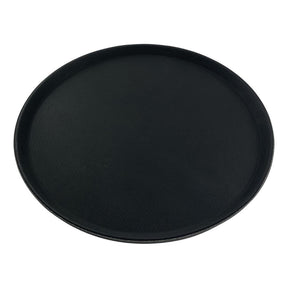 CZ496 Beaumont Non-Slip Round Tray Black 406mm JD Catering Equipment Solutions Ltd