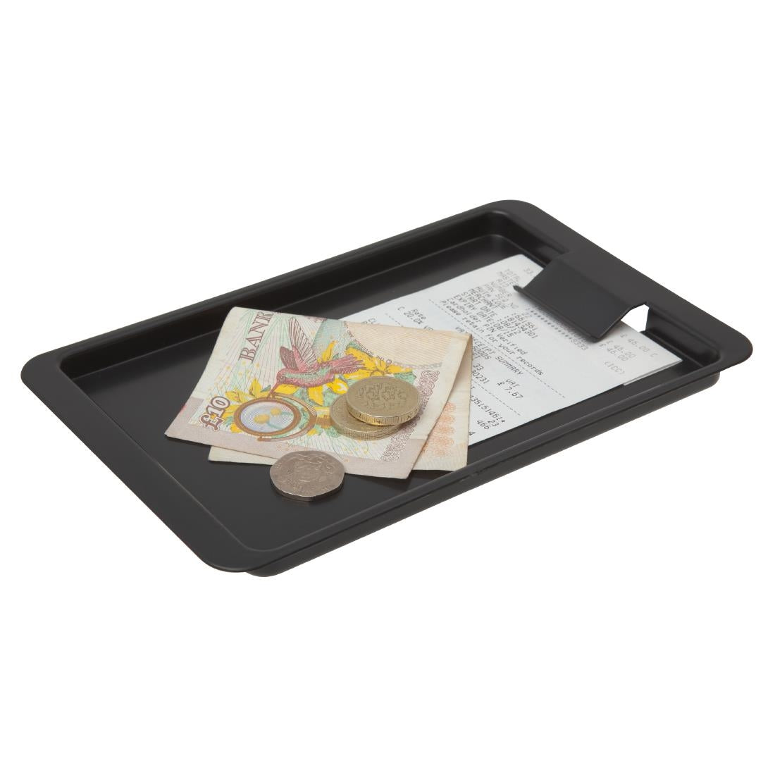 CZ498 Beaumont Tip Tray With Clip Black JD Catering Equipment Solutions Ltd