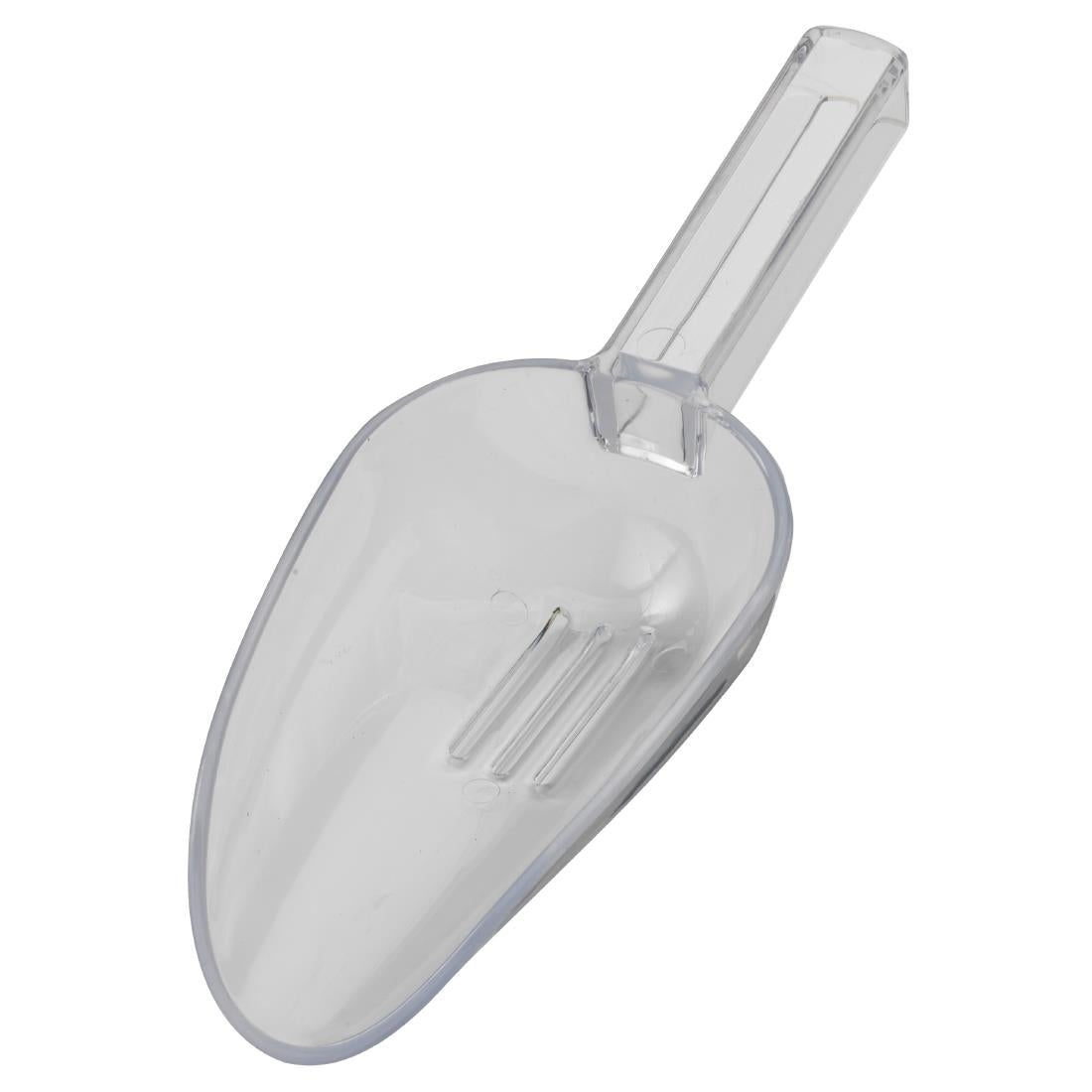 CZ528 Beaumont Clear Plastic Ice Drainer Scoop 7oz JD Catering Equipment Solutions Ltd