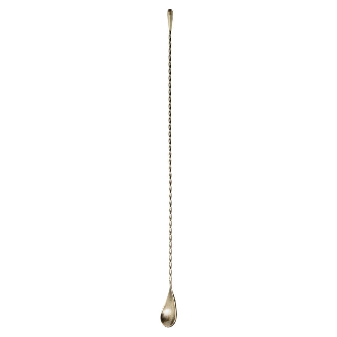 CZ552 Beaumont Collinson Antique Brass Plated Spoon 450mm JD Catering Equipment Solutions Ltd