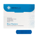 CZ569 Beaumont Dependaplast Blue Plasters 75 x 25mm (Pack of 100) JD Catering Equipment Solutions Ltd