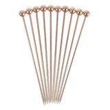 CZ588 Beaumont Ball Garnish Pick Copper Plated (Pack of 10) JD Catering Equipment Solutions Ltd