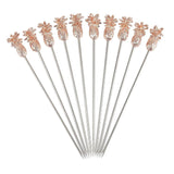 CZ590 Beaumont Pineapple Garnish Pick Copper Plated (Pack of 10) JD Catering Equipment Solutions Ltd