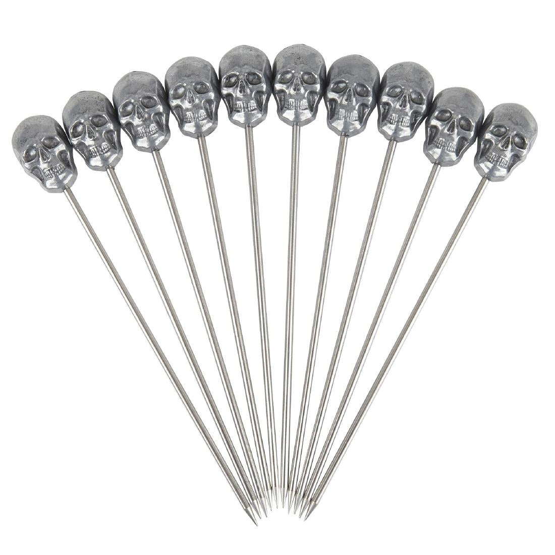 CZ592 Beaumont Skull Garnish Pick (Pack of 10) JD Catering Equipment Solutions Ltd