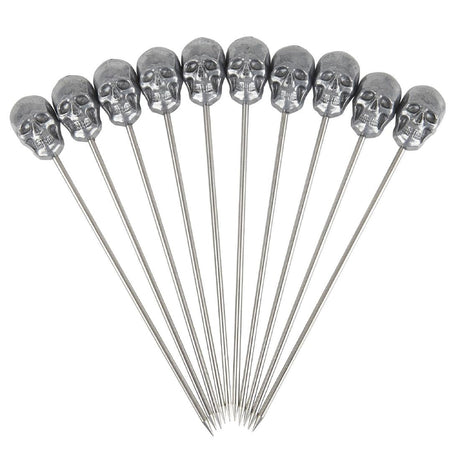 CZ592 Beaumont Skull Garnish Pick (Pack of 10) JD Catering Equipment Solutions Ltd