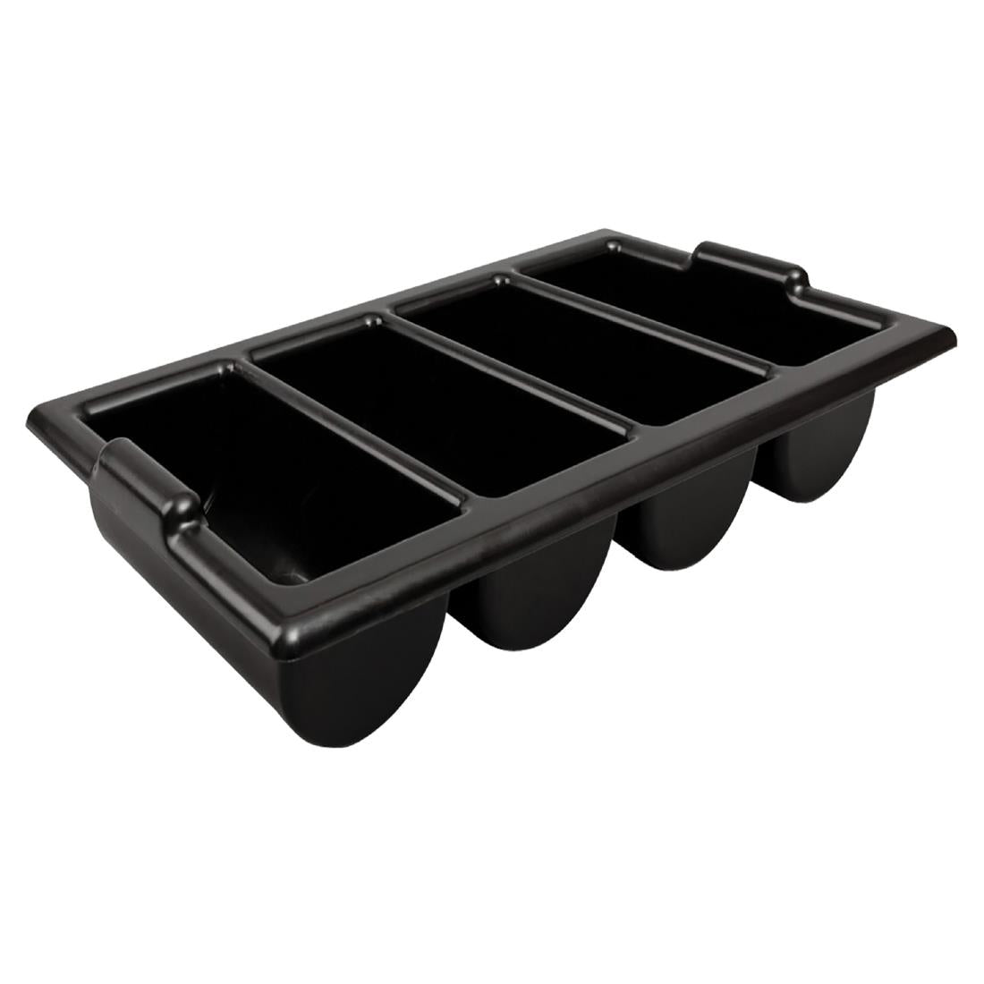 CZ596 Beaumont Cutlery Tray Black 330 x 533mm JD Catering Equipment Solutions Ltd