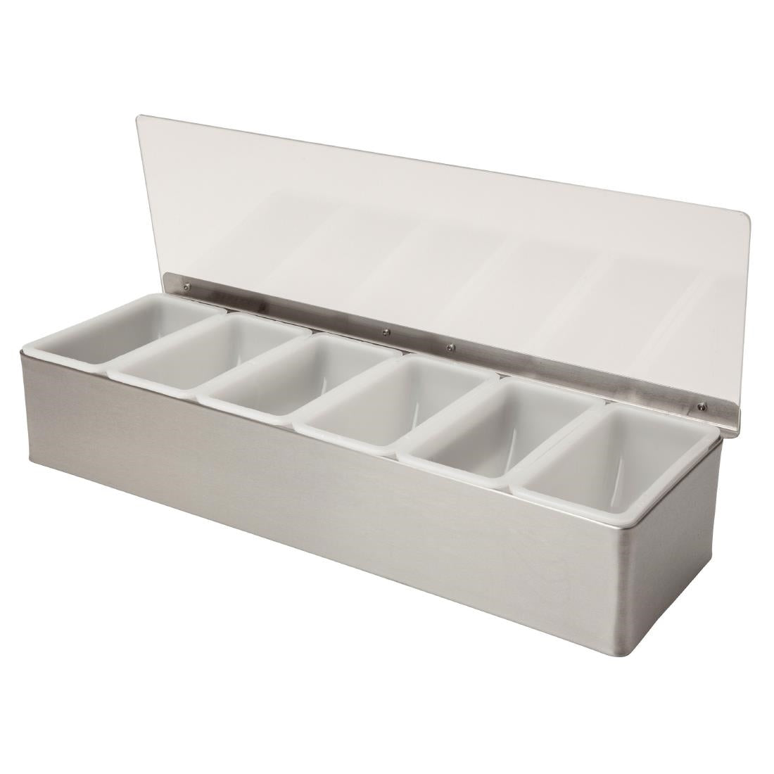 CZ599 Beaumont 6 Part Stainless Steel Condiment Holder JD Catering Equipment Solutions Ltd