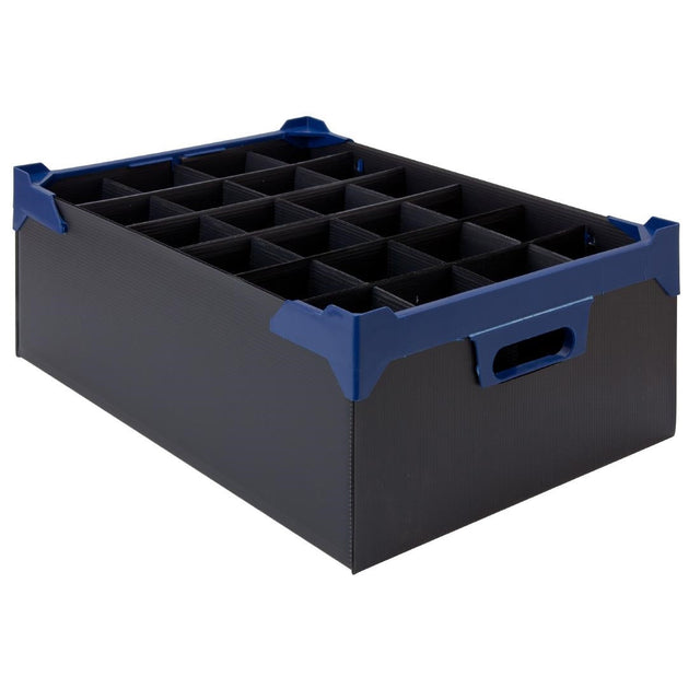 CZ621 Beaumont Hi Ball Glass Carry Box 500x345x165mm (Pack of 5) JD Catering Equipment Solutions Ltd