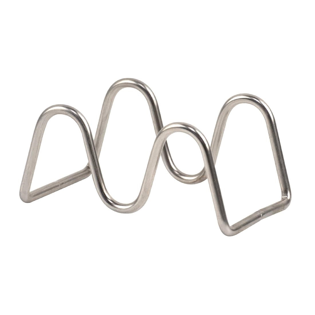 CZ647 Beaumont Stainless Steel Wire 1-2 Taco Holder JD Catering Equipment Solutions Ltd