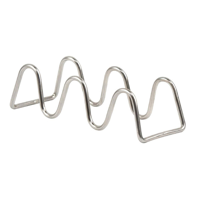 CZ648 Beaumont Stainless Steel Wire 2-3 Taco Holder JD Catering Equipment Solutions Ltd