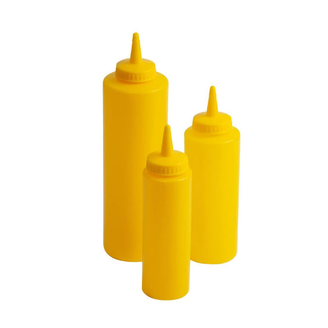 CZ651 Beaumont Squeeze Sauce Bottle Yellow 8oz JD Catering Equipment Solutions Ltd