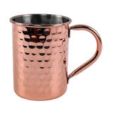 CZ664 Beaumont Copper-Plated Hammered Mug 400ml JD Catering Equipment Solutions Ltd