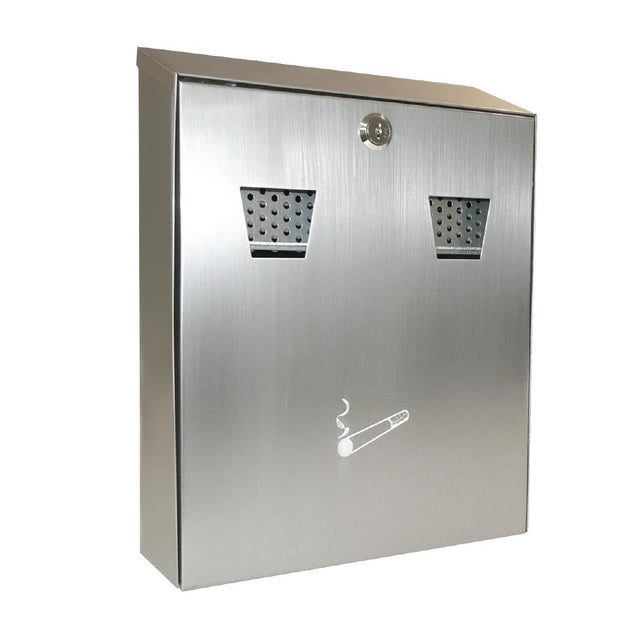 CZ677 Beaumont Stainless Steel Wall Mounted Ashbin JD Catering Equipment Solutions Ltd