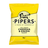 CZ701 Pipers Lye Cross Cheddar & Onion 40g (Pack of 24) JD Catering Equipment Solutions Ltd