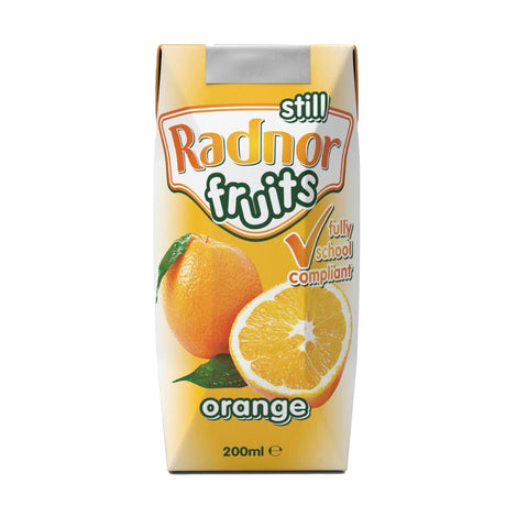 CZ716 Radnor Fruits Still Tetra Pack Orange 24x200ml JD Catering Equipment Solutions Ltd