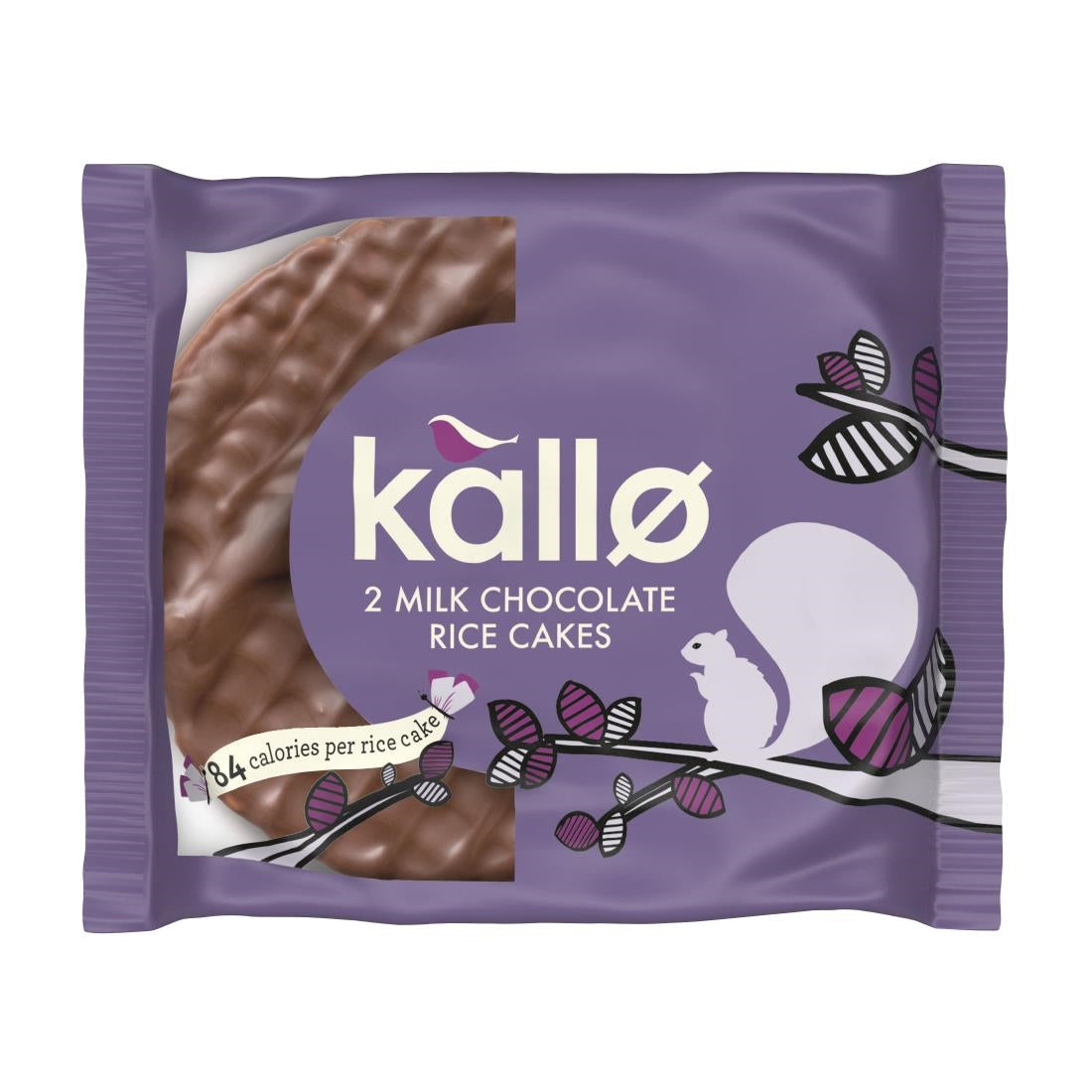 CZ734 Kallo Milk Chocolate Topped Rice Cakes Portion Pack (Pack 30) JD Catering Equipment Solutions Ltd