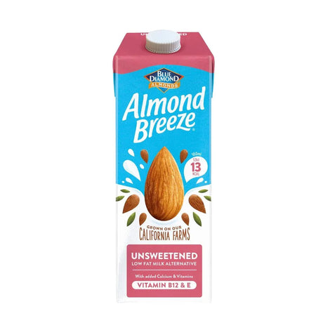 CZ739 Almond Breeze Unsweetened Drink (8 x 1 Ltr) - JD Catering Equipment Solutions Ltd