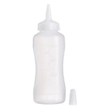 CZ802 Araven Mini Squeeze Sauce Bottle 250ml White - JD Catering Equipment Solutions Ltd