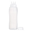 CZ804 Araven Squeeze Sauce Bottle 3 Nozzles 75cl White JD Catering Equipment Solutions Ltd