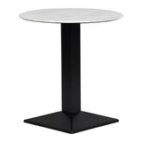CZ818 Turin Metal Base Round Dining Table with Laminate Top Marble 600mm JD Catering Equipment Solutions Ltd