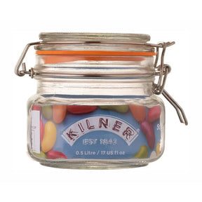 CZ891 Kilner Clip Top Square Jar 500ml - JD Catering Equipment Solutions Ltd