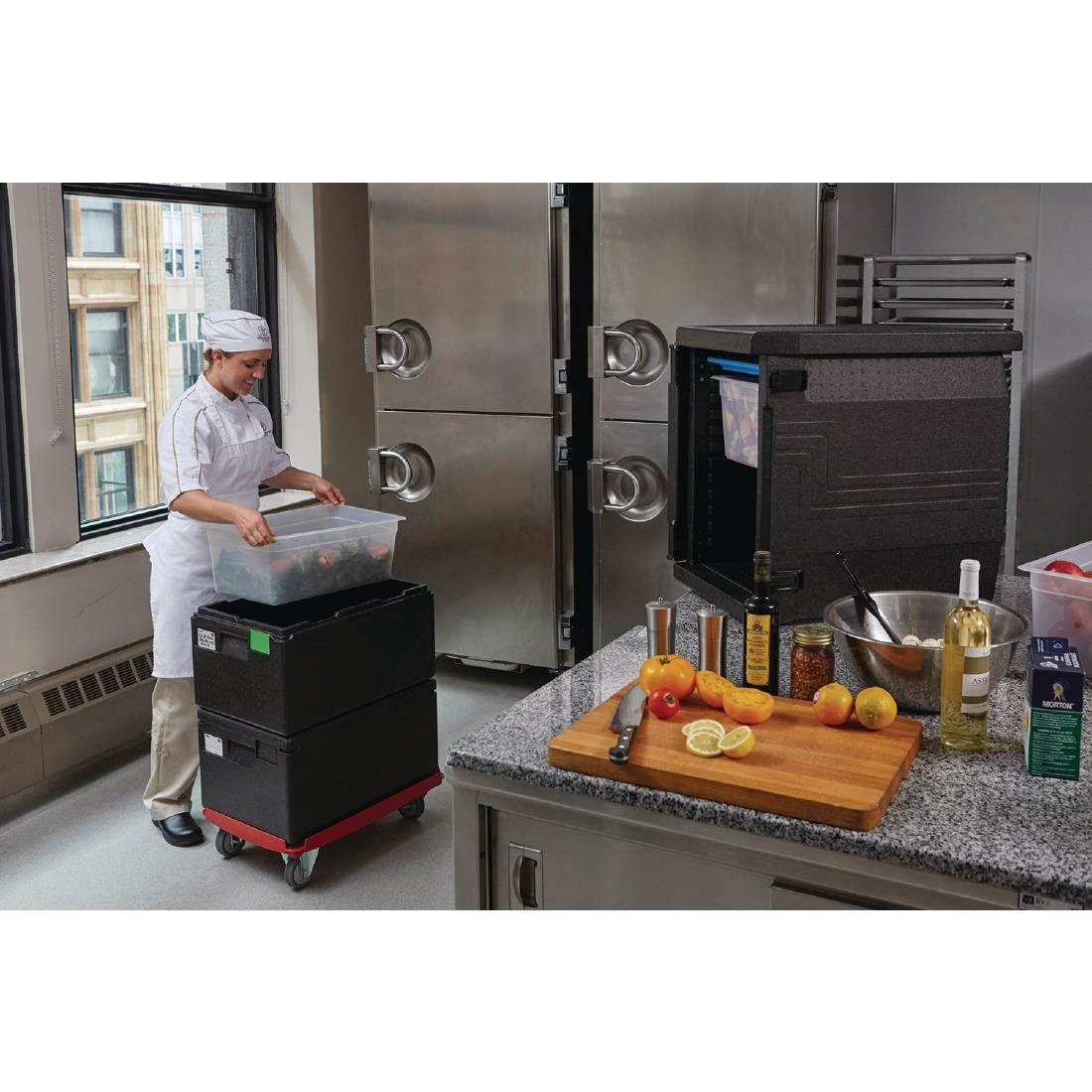 Cambro Camdolly for GN 1/1 Front and Top Loading CamGo Boxes JD Catering Equipment Solutions Ltd
