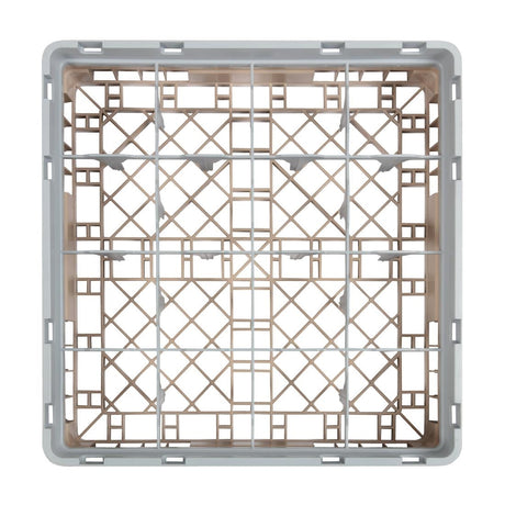 Cambro Camrack Beige 16 Compartments Max Glass Height 92mm JD Catering Equipment Solutions Ltd