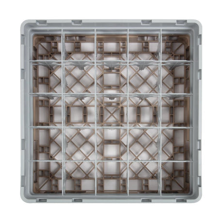 Cambro Camrack Beige 25 Compartments Max Glass Height 133mm JD Catering Equipment Solutions Ltd