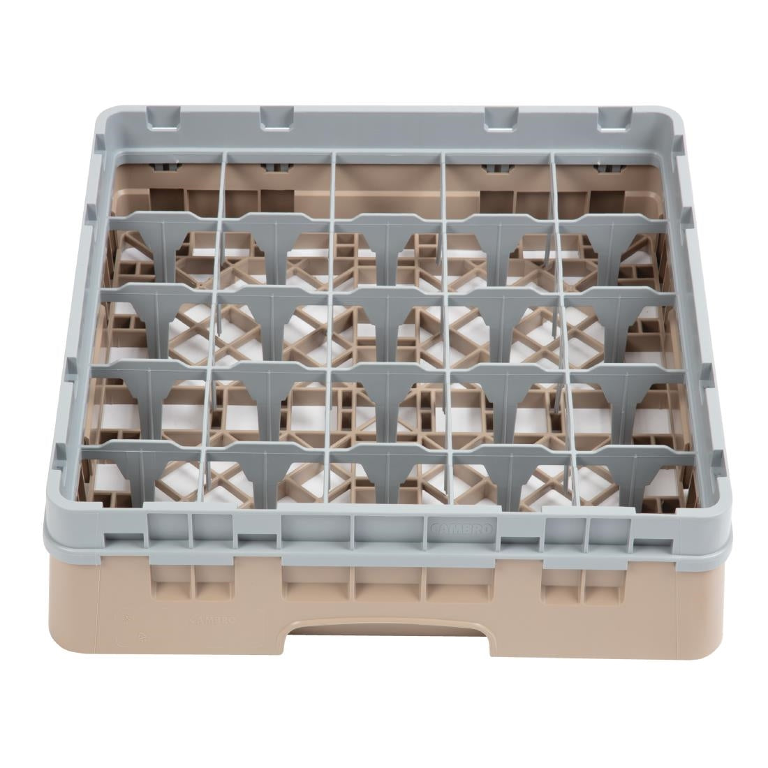 Cambro Camrack Beige 25 Compartments Max Glass Height 92mm JD Catering Equipment Solutions Ltd